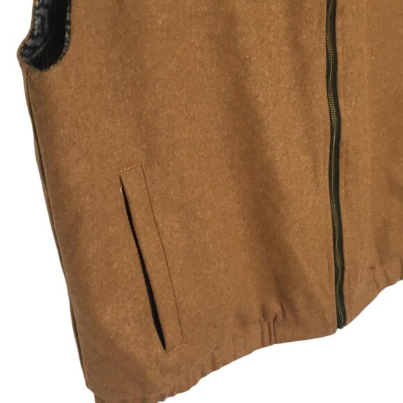 Cinch  Concealed Carry Vest Mens XXL Brown Black Wool Blend Western Aztec Lined - Picture 16 of 16